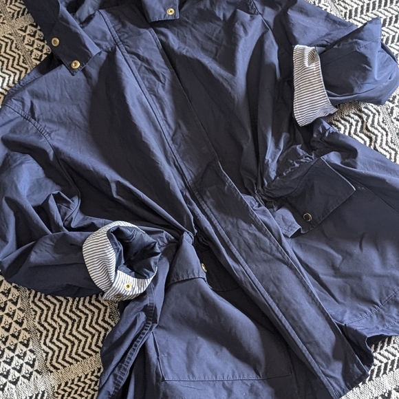 Lands' End Jackets & Blazers - Lands' End Navy Raincoat for Women